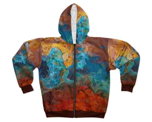 Zip Hoodie, Sedona Sunrise